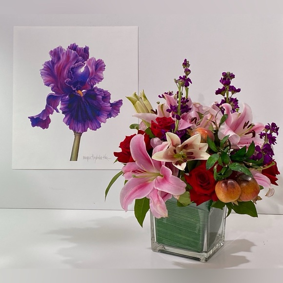 PAGAN DANCE BEARDED IRIS Giclee print on premium paper - Picture 3 of 6